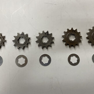 Piñon de salida Bultaco eje pequeño 25mm - paso cadena 520 con arandela de frenado