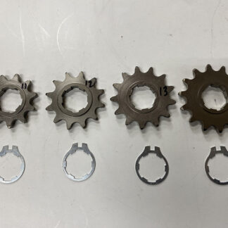 Piñon de salida eje grande Bultaco 30mm,paso cadena 520 con arandela de frenado