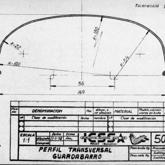 Guardabarros Aluminio en bruto Sin Recortar,Ni Taladrar,Ni Pulir