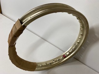 Llanta aluminio 17"  x 1.85" 36 radios color oro