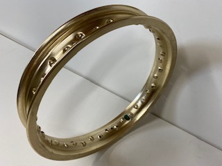 Llanta aluminio 17" x 2.15" 36 radios color oro