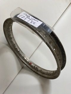 Llanta aluminio 17" x 1.85" 36 radios color plata