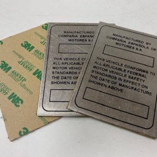 Chapa caracteristicas Bultaco