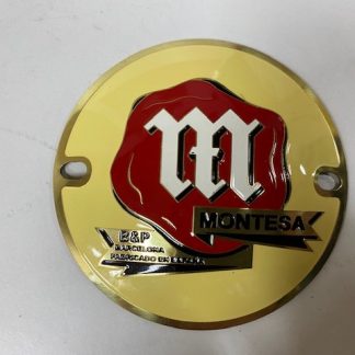 Placa metal redonda deposito MONTESA Brio B&P