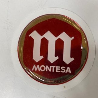 Anagrama en resina redondo Montesa cota-49