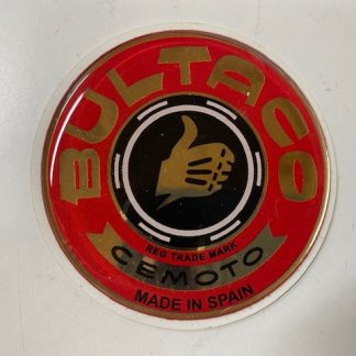 Anagrama deposito Bultaco rojo