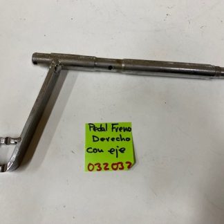 Pedal de freno cromado de acero