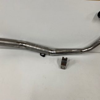 Escape Ossa Yankee completo(derecho e izquierdo) con bridas amarre.Sin cromar