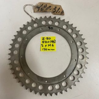 Corona Z50 paso 520 9 agujeros M-6 diametro 155mm