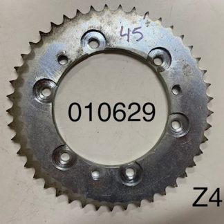 Corona 428 6 agujeros fresados mas 3 agujeros guia para Bultaco Metralla; Matador MK-3; Mercurio 155; 175.  Z45