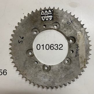 Corona 428 6 agujeros fresados mas 3 agujeros guia para Bultaco Metralla; Matador MK-3; Mercurio 155; 175.  Z56