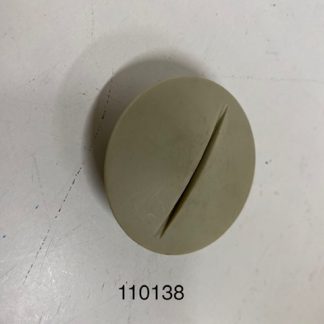Tapon para la regulacion del embrague,refabricado en plastico gris.