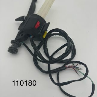 Conjunto mando freno; puño gas y conmutador derecho MOTOPLAT Bultaco,Montesa; Ossa; Ducati; Sanglas...