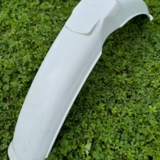 Guardabarros delantero de plastico blanco tipo Bultaco Frontera 74