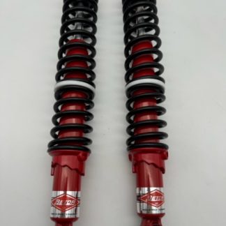 Amortiguador Betor cuerpo rojo,muelle negro.