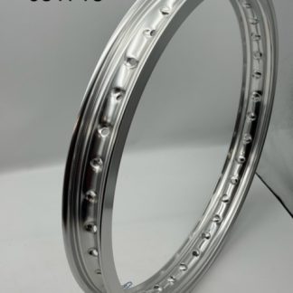 Llanta de aluminio con nervio 18 x 1.6 (36 agujeros) para ruedas con desplazamiento.