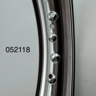 Llanta de aluminio con nervio 18x2.15 (36 agujeros)